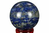 Polished Lapis Lazuli Sphere - Pakistan #171011-1